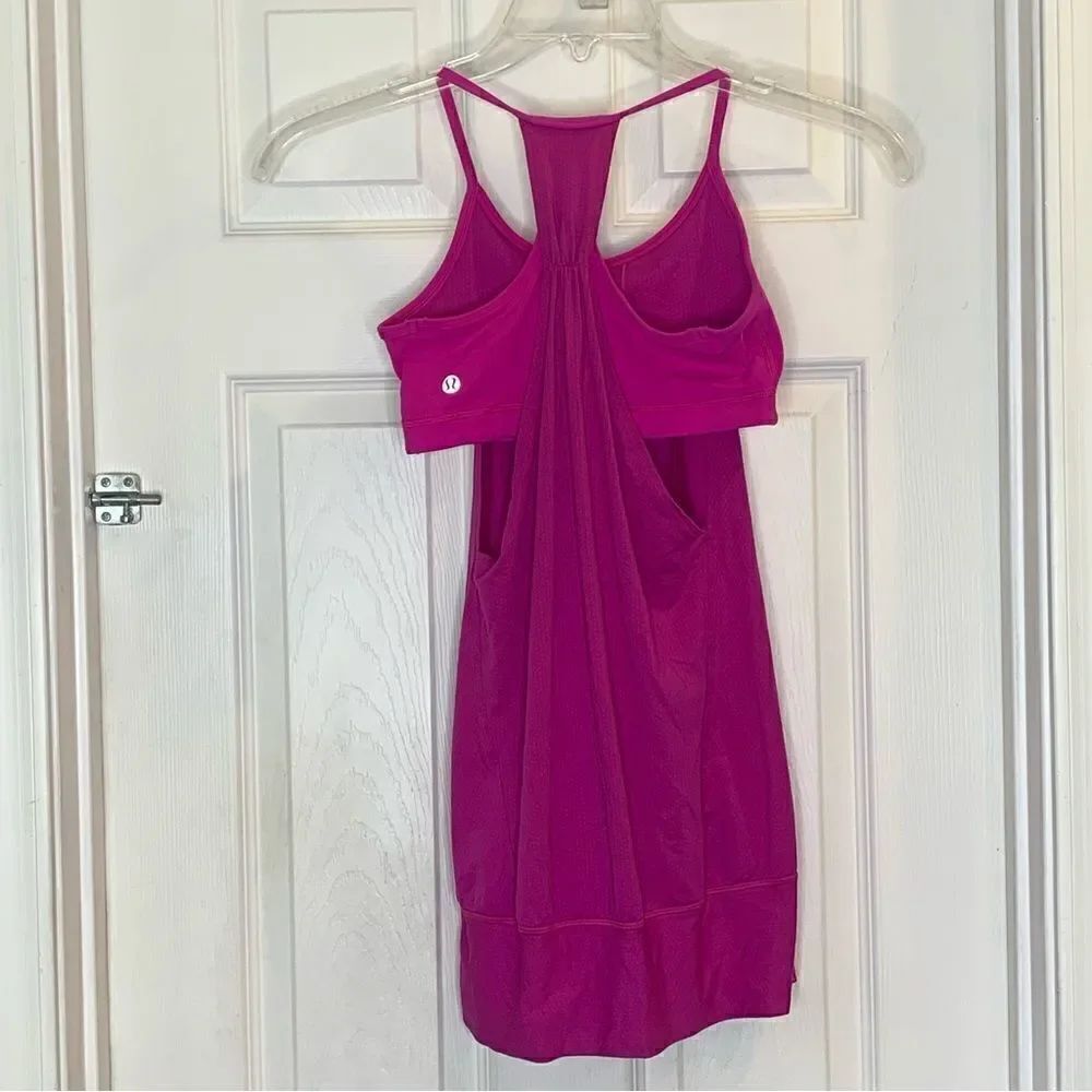 Lululemon No Limits Tank Raspberry Size 4 - Picture 8 of 9